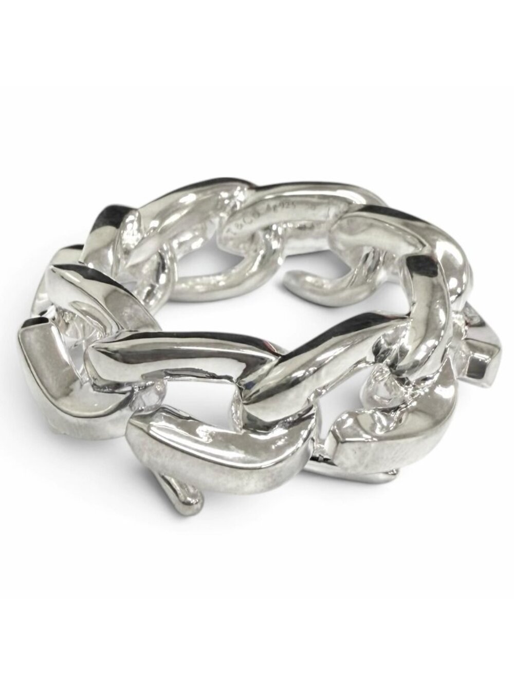 Tiffany & Co Forge Link Ring Silver